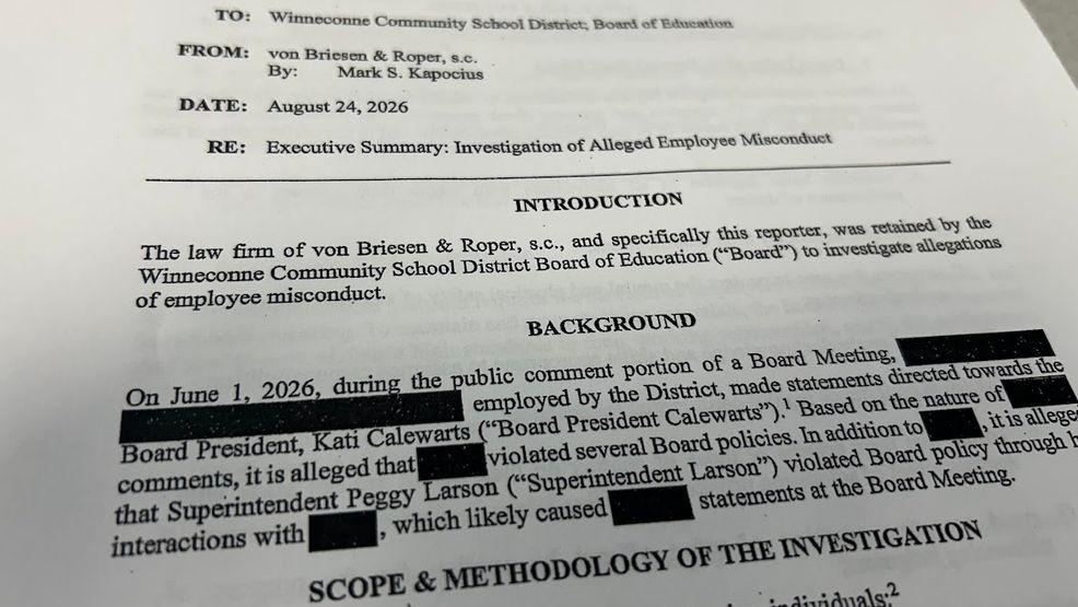 New documents reveal details on investigation, retirement for Winneconne's Peggy Larson — Fox 11 Green Bay Local, Mayville Community news